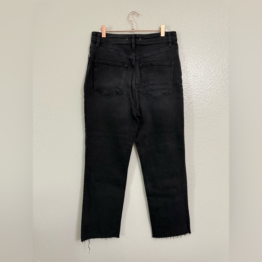 Free People We The Free Black Straight Leg Jeans - Picture 7 of 8